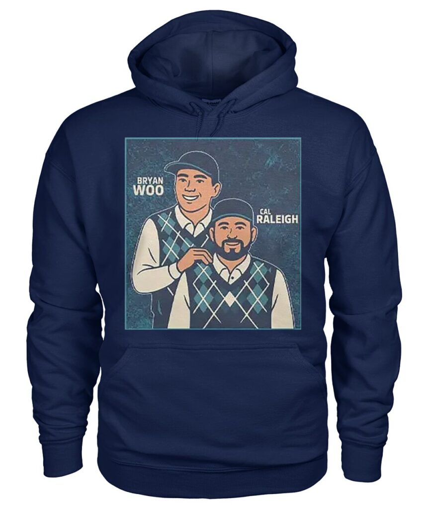 Introducing the "Bryan Woo and Cal Raleigh Step Brothers Shirt" – the ultimate apparel for fans of baseball and comedy alike! This shirt is not just a piece of clothing; it’s a statement. Featuring a playful design that pays homage to the iconic duo from the beloved film "Step Brothers," this shirt captures the spirit of camaraderie and fun that both Bryan Woo and Cal Raleigh embody on and off the field. Don’t miss out on this unique piece that combines sports fandom with pop culture nostalgia. The "Bryan Woo and Cal Raleigh Step Brothers T Shirts" is more than just an item in your wardrobe; it’s an expression of your personality. Grab yours today and show off your support for these talented players while enjoying a good laugh!