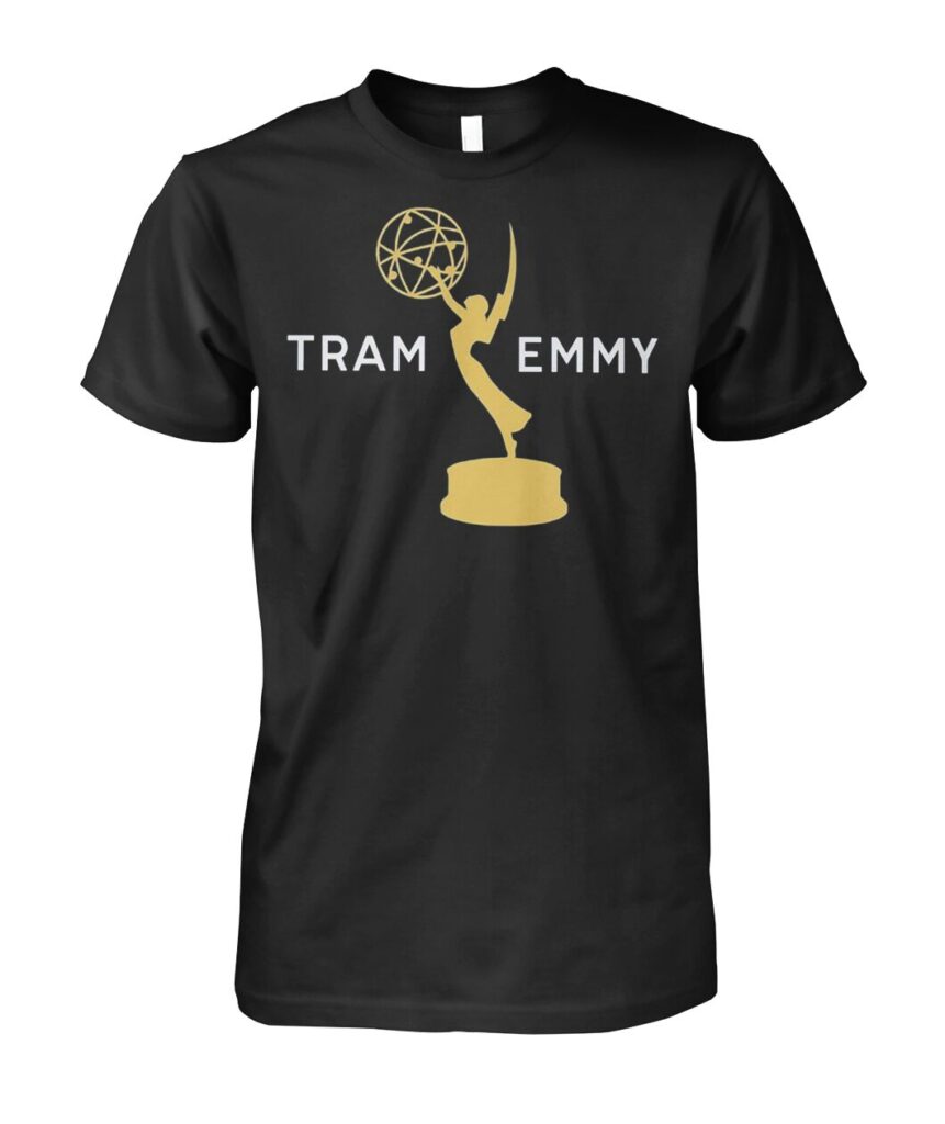Introducing the "Tramell Tillman Tram Emmy Shirt", a perfect blend of style and comfort that every wardrobe needs. Crafted with meticulous attention to detail, this shirt embodies sophistication while ensuring you feel at ease all day long. The fabric is soft against the skin, providing a luxurious touch that elevates your everyday look. Don't miss the opportunity to enhance your collection with the "Tramell Tillman Tram Emmy T Shirts"—where quality meets elegance. Experience the difference in style and comfort today! 