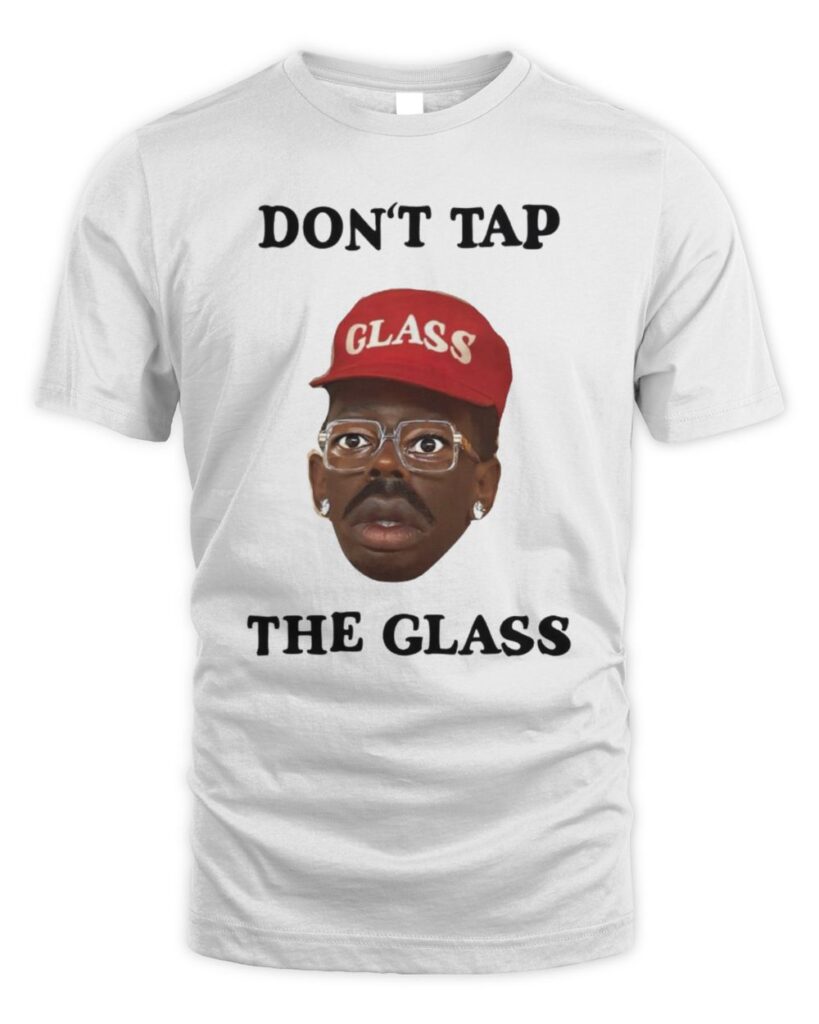 Introducing the "Tyler The Creator Don't Tap The Glass Shirt", a must-have addition to any fan's wardrobe. This shirt isn't just a piece of clothing; it's a statement that embodies the unique artistry and bold creativity that Tyler is known for. Don't miss your chance to own a piece of Tyler The Creator's world. Elevate your style and showcase your fandom with the "Don't Tap The Glass T Shirts"—because true fans know that every detail counts. Grab yours today.