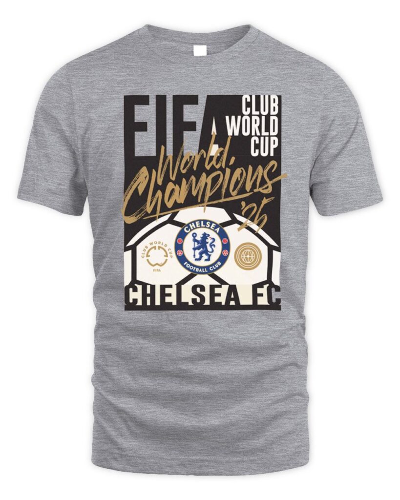 Introducing the "Chelsea F.C FIFA Club World Cup 2025 Shirt"—a must-have for every true Blue and football enthusiast. This shirt isn't just a piece of clothing; it's a symbol of pride, passion, and the relentless spirit of one of football's most iconic clubs. Crafted with cutting-edge technology, this shirt offers unparalleled comfort and performance on and off the pitch. Whether you're cheering from the stands or sporting it in your everyday life, this shirt allows you to connect with fellow supporters while celebrating Chelsea's remarkable achievements on an international stage. Don’t miss your chance to own a piece of history—grab your "Chelsea F.C FIFA Club World Cup 2025 T Shirts" today and wear it with pride!