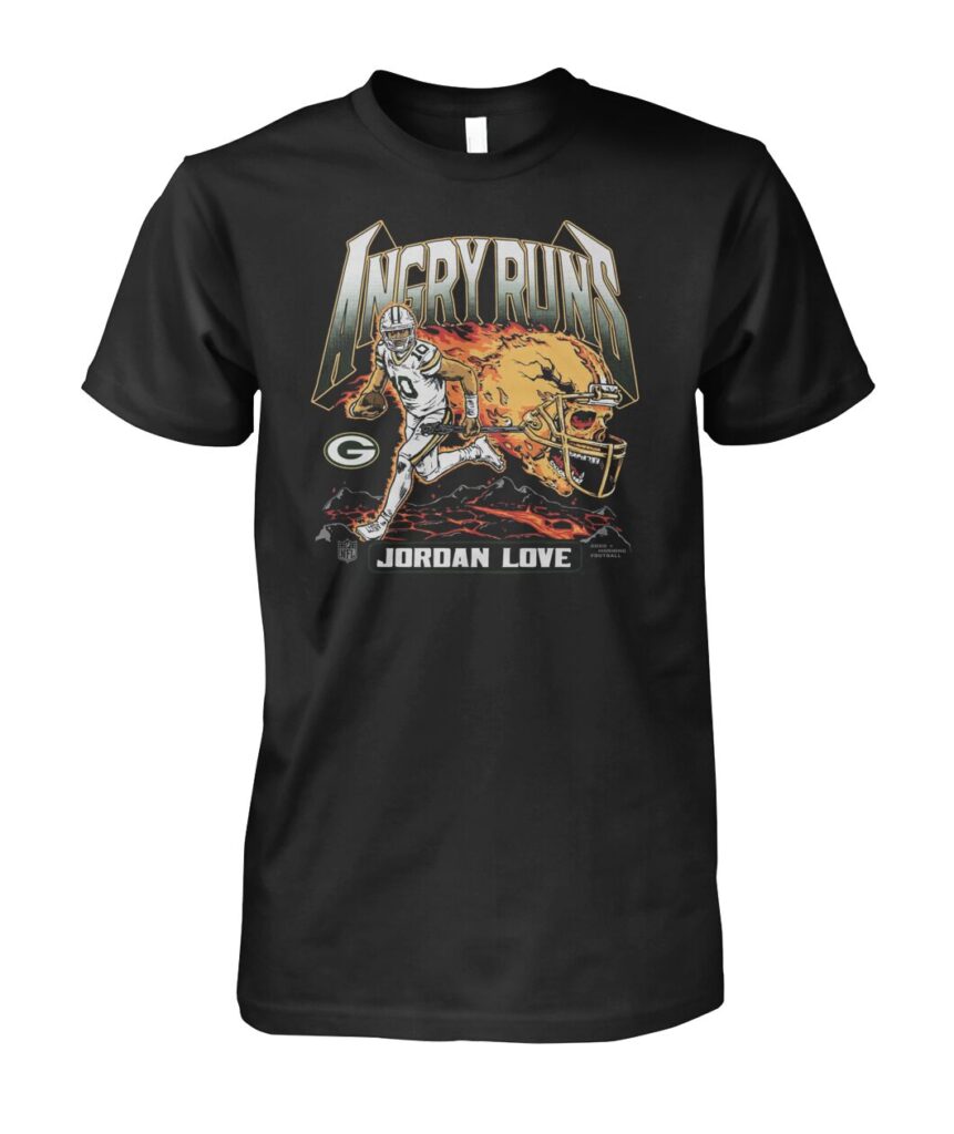 Introducing the "Jordan Love Packers Angry Runs 2025 Shirt" – a must-have for every true Packers fan! This shirt isn't just apparel; it's a statement of passion and loyalty to the team and its rising star, Jordan Love. Crafted with premium materials, it offers both comfort and durability, making it perfect for game days or casual outings. Don’t miss your chance to own a piece of memorabilia that celebrates not just a player but also the spirit of teamwork and determination that defines Green Bay football. Get your "Jordan Love Packers Angry Runs 2025 T Shirts" today and show everyone where your loyalties lie!