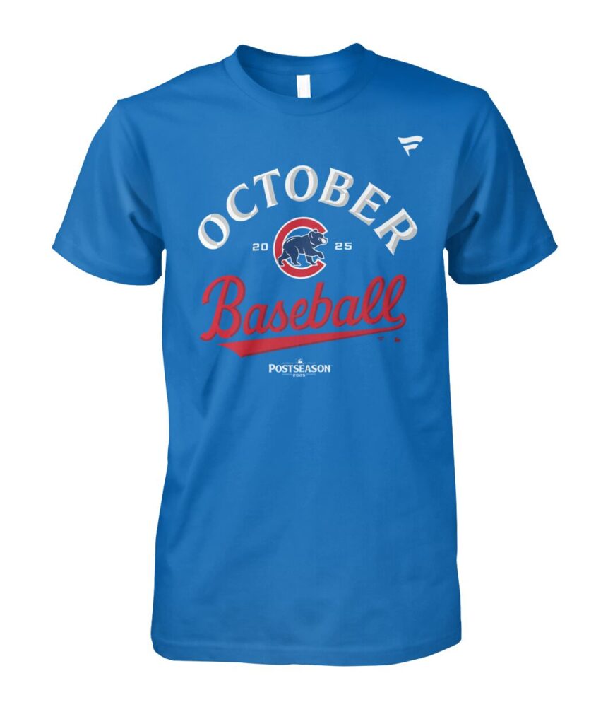 Get ready to show your unwavering support for the Cubs as they make their mark in the October Postseason 2025! Our "Cubs Baseball October Postseason 2025 Shirt" is not just a piece of clothing; it's a statement of loyalty and passion for your team. Crafted with high-quality materials, this shirt offers both comfort and durability, ensuring you can wear it through every thrilling game. Don’t miss out on this opportunity to own a piece of history as the Cubs aim for postseason glory. Grab your "Cubs Baseball October Postseason 2025 T Shirts" today and wear it proudly—because every fan deserves to stand out while supporting their favorite team!