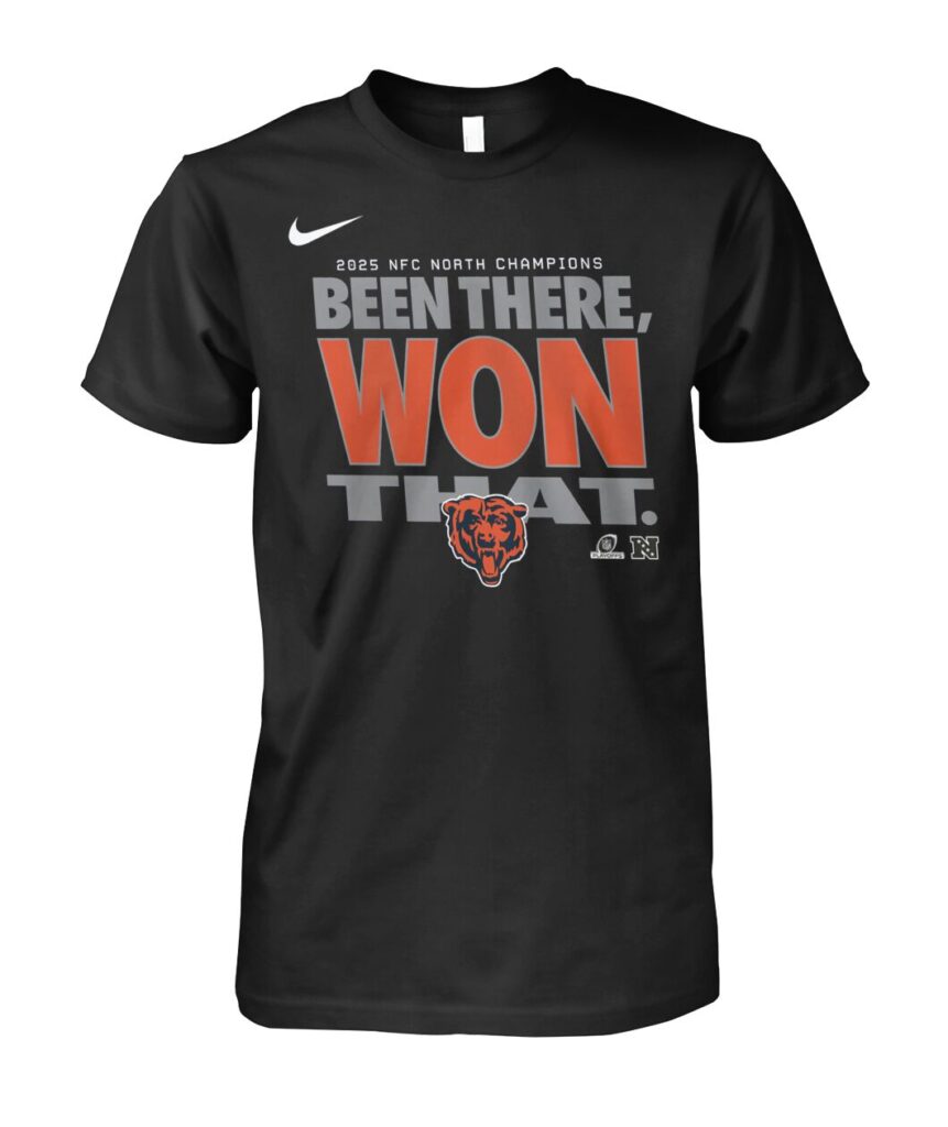 Bears NFC North Division Champions Been There won That Shirt