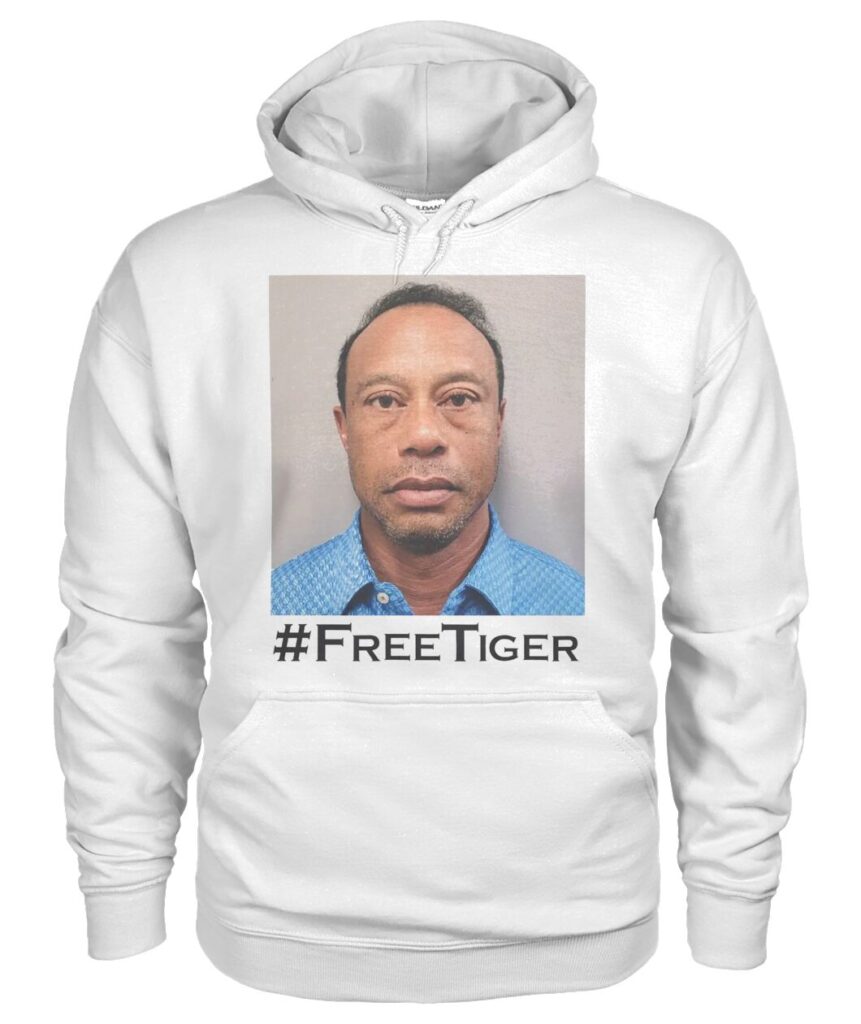 Free Tiger Woods Mugshot Shirt
